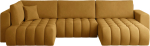 Nurgadiivan Bonito Nube 45, kollane v., parem, 170 x 340 cm x 92 cm