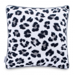 Dekoratiivne padi Restilo Wild, valge/must/hall, 45 cm x 45 cm