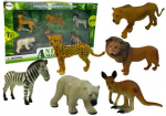 Komplekt Lean Toys African Wild Animal 12282, 6 tk, mitmev&auml;rviline
