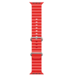 iWear S1 soonega pehme silikoonist 20 mm rihm Apple Watchile 49 mm / 45 mm / 44 mm / 42 mm punane