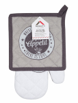Ahju pajakinnaste ja potihoidjate komplekt Domoletti PMM/G14145C, 18 cm x 31 cm, hall v.