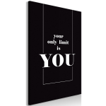 Reproduktsioon Artgeist Key to Success - Black and White English Inscriptions, m-a-0805-b-a, 20 cm x 30 cm