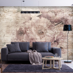 Fototapeet Artgeist Flowers On Boards, 210 cm x 294 cm