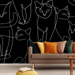 Fototapeet Artgeist Cat Habits, 70 cm x 100 cm