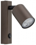 Valgusti seinale TK Lighting Top 4872, GU10, 1 x 10 W, pruun v.