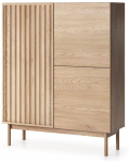 Kapp Gala Meble Saori K3D, tamm v., 106 cm x 37 cm x 130 cm