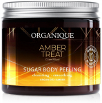 Keha kooriv kreem Organique Amber Treat Sugar Body Peeling, 200 ml