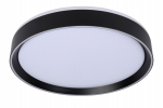 Valgusti plafoon Lucide Nuria 79182/24/30, LED, 2700 &deg;K, 1 x 24 W, must v.