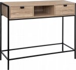 Konsoollaud 5five Simply Smart Aliaj, pruun v./must v., 100 cm x 35 cm x 80 cm