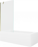 Vann seinaga, teisaldatav Mexen Vega, 180 cm x 80 cm x 40 cm, ristk&uuml;lik, kuldne/valge