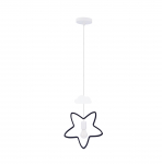 Valgusti rippuv Candellux Lighting Star C, E27, 1 x 20 W, valge v.