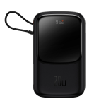 Akupank Baseus Qpow Pro, 10000 mAh, 20 W, must v.