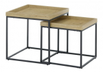 Kohvilaudade komplekt MC Akcent Ubeda, pruun v., 45 - 50 cm, 2 tk