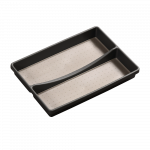 Sahtli korraldaja vahet&uuml;kk Kesper, 32.5 cm x 23 cm x 4.5 cm, pol&uuml;prop&uuml;leen (pp), must v.