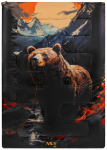 Magamiskott Nils Bear 3In1, must v., 200 cm