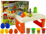 Plastiliini komplekt, koos tarvikutega, dinosaurus Lean Toys Dinosaur World, mitmev&auml;rviline