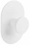 Konks Laveo Miri, 40 mm x 20 mm x 60 mm, valge v.