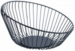 K&uuml;&uuml;nlahoidja Home4you Nissa 88426, metall, &Oslash; 25 cm, 13 cm, must