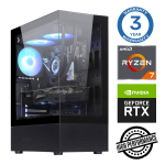 Statsionaarne arvuti Intop Ryzen 7 5700X, DDR4 16 GB, SSD+HDD 500 GB 2 TB, Nvidia GeForce RTX 5070 12 GB GDDR7