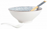 Kauss Homla Salado 234632, sinine v./valge v., 21 cm, 0.8 l