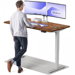 Arvutilaud reguleeritava k&otilde;rgusega Desktronic HomePro, 160 cm x 80 cm, 63 - 128 cm, hall v./p&auml;hklipuu v.
