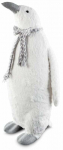 J&otilde;uludekoratsioon, "Pingviin", 33 cm, valge v./hall v.