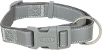 Kaelarihm koertele Trixie Premium Reflect, grafiit, 360 - 550 mm x 25 mm, M/L