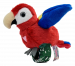M&auml;nguloom papagoi HAPPY YAPPERS Red Macaw 9594, sinine v./punane v.