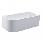 Vann, teisaldatav AMO-1750-170 RIGHT, 170 cm x 75 cm x 58 cm, valge