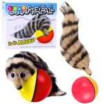 M&auml;nguloom Lean Toys Squirrelball, 25 cm, pruun v./punane v./kollane v.