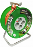Pikendusjuhe trumlil AWTools Garden Line, AW70212, 3 x 1 mm&sup2;, 20 m, IP44, 4 pesa