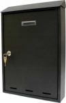 Postkast 3140/2, must v., 7 cm x 26 cm x 38 cm
