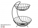 Puu- ja juurviljakorv Kitchen&GO, metall, 26.5 cm x 26.5 cm