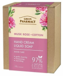 K&auml;tehoolduskomplekt Green Pharmacy Musk Rose and Cotton, 2 tk