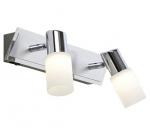 Valgusti seinale Trio Clapton 821470205, LED, 3000 &deg;K, 2 x 4.3 W, valge v./kroom v.