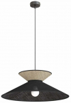 Valgusti lagi Emibig Softa 1 1770/1, E27, 1 x 15 W, must v./beež v., 50 x 50 cm