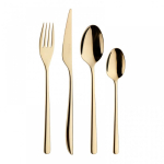 S&ouml;&ouml;giriistade komplekt Pintinox Florence, kuldne v., 24 tk.