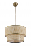 Kahjustatud pakendiga toode. Valgusti rippuv Opviq Chandelier Hazeran, E27, beež v.