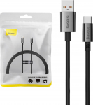 Juhe Baseus P10320102114-00, USB Type C/USB Type A, 100 cm, must v., 100 W