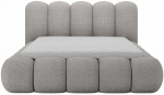 Voodi kahekohaline Oloroso Boucl&eacute; Royal 04, 160 x 200 cm, hall v., ilma madratsita, p&otilde;hjalippidega