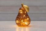 Dekoratsioon Finnlumor Pirn LED-valgustusega, 18 cm, pruun v.