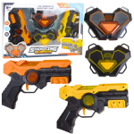 Laseriga m&auml;nguasi, komplekt Lean Toys 25172 Kollane v./Oranž v.