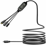 Kaabel Vivolink PROUSBCHDMIUSB3-7.5 HDMI Male/ USB-A Female/ USB-C Female, USB Type-C Male, 7.5 m, must v.