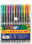 Pastakas Centrum Metallic 80786, mitmev&auml;rviline, 1 mm, 12 tk