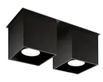 Valgusti lagi Sollux Quad SL.0063 Black, GU10, 2 / must v.