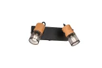 Valgusti seinale Trio, E14, 2 x 15 W, must v. / pruun v.