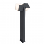 Vabalt seisev v&auml;lisvalgusti Lutec Cuba, 11.5W, LED, IP54, antratsiit, 11 cm x 75 cm