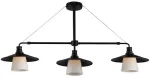 Valgusti rippuv Candellux Loft 33-43115, E27, 3 x 60 W, valge v./must v. / must v., 26 x 14 cm