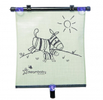 Autoistme kaitse p&auml;ikese eest Dreambaby Adjustable Zebra Car Window Shade, valge/must
