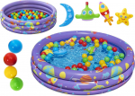 Bassein, t&auml;ispuhutav/laste Bestway 52466, mitmev&auml;rviline 102 cm x 102 cm x 25 cm